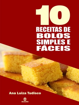 cover image of 10 Receitas de bolos simples e fáceis